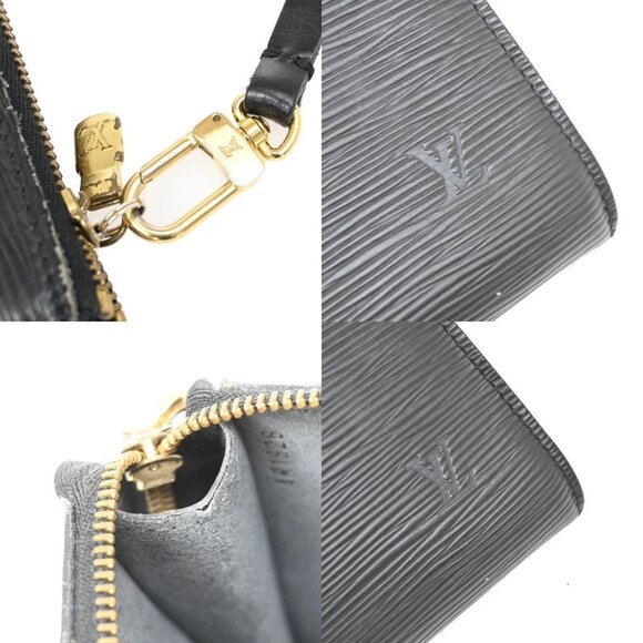 LOUIS VUITTON LV Pochette Accessoires Hand Bag Epi Leather Black M52942 31KB270 - Picture 14 of 14